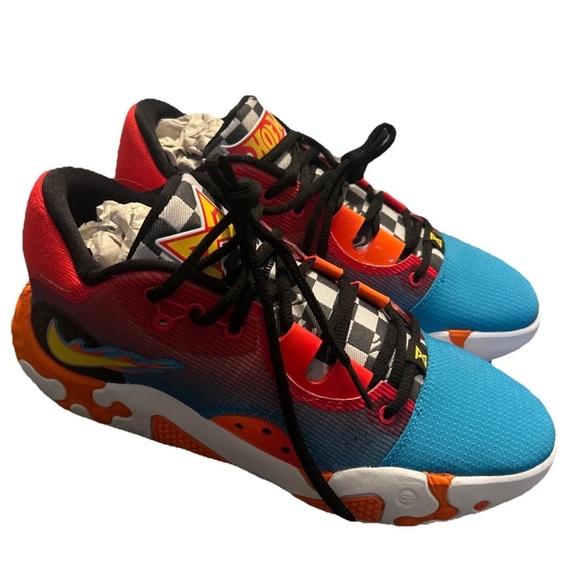 Nike Other - Size 7.5 - Nike PG 6 x Hot Wheels Blue/Orange/Red 2022